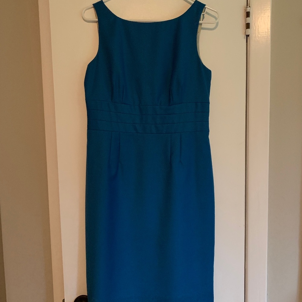 Dark Teal Sheath Dress